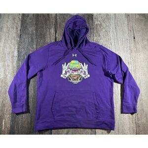 💎 RARE Under Armour Justin Jefferson Minnesota Vikings Hoodie PE Team Issue 2XL